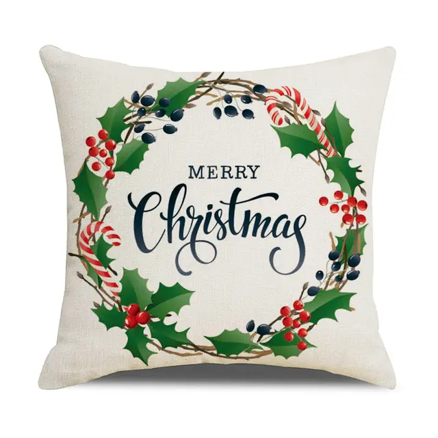 Christmas Super Soft Short Plush Digital Printing Sofa Pillowcase 29Style - Shop at LoveMi