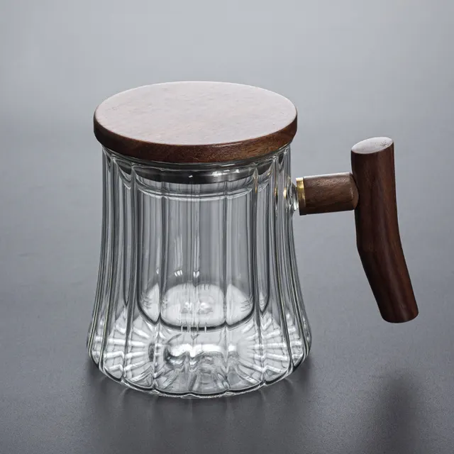 Nine plate Glass Cup Heat resistant Water Cup E1 - Shop at LoveMi