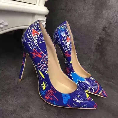 Sexy Women High Heels Pumps Party Blue - Shop at LoveMi