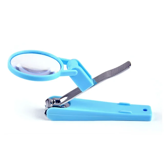 Carbon Steel Nail Clipper Professional Fingernail Clipper Nail Cutter Blue - Shop at LoveMi