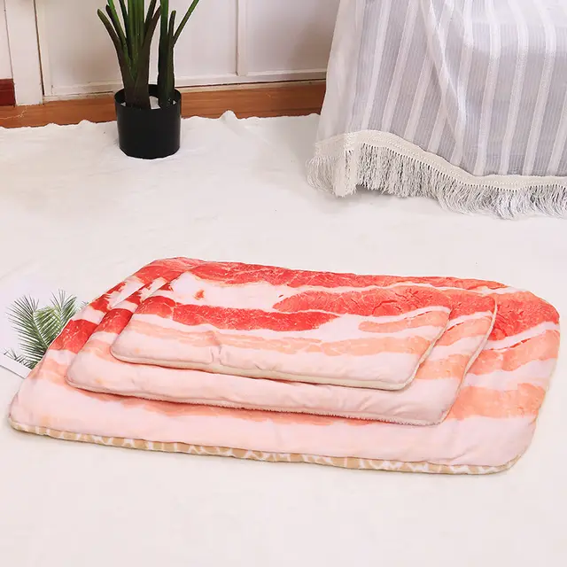 Pet Blanket Dog Mat Cat Blanket Quilt Four Seasons Cat Mat Sleeping On The Floor Bacon Mat - Shop at LoveMi