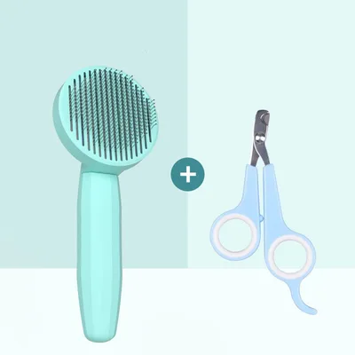 Cat Comb Cat Hair Cleaning Artifact For Cat Combing Green A - Shop at LoveMi