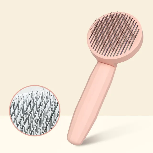 Cat Comb Cat Hair Cleaning Artifact For Cat Combing Pink - Shop at LoveMi