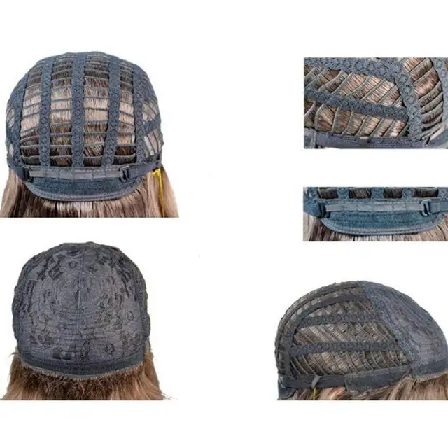 Cross border Chemical Fiber Braid Wig European And American Wig Female Short Curly Hair Box Braid Wig Rose Net Chemical Fiber Headgear Brown - Shop at LoveMi