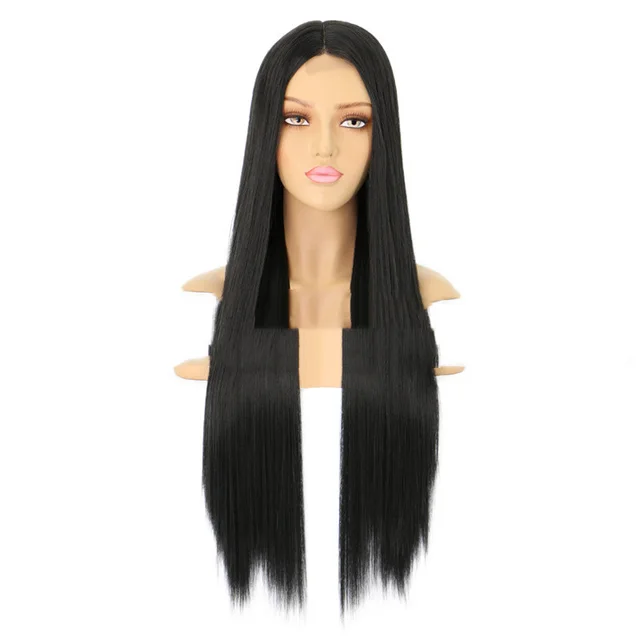 European And American Cross border Pre Lace Wig Women Black - Shop at LoveMi