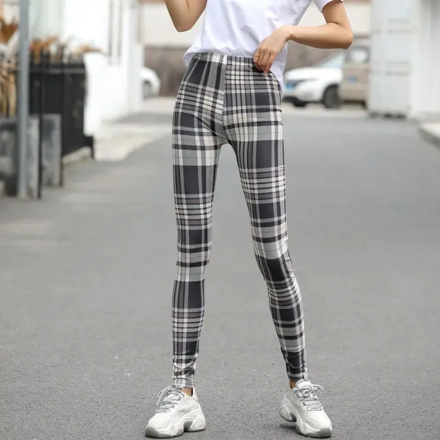 Printed Leggings Wear Large Stretch Trousers - Shop at LoveMi