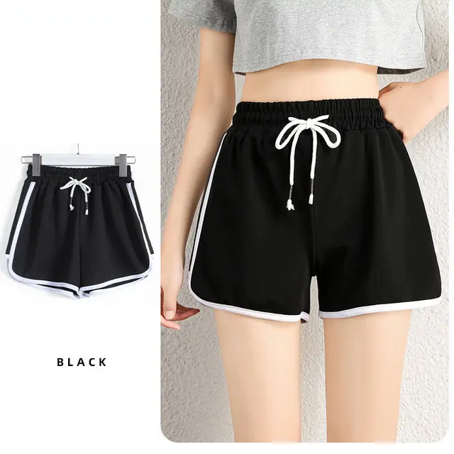Women's Casual Sports Shorts Pajama Pants Black - Shop at LoveMi