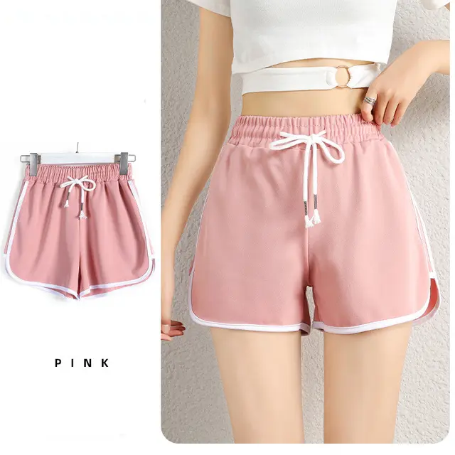 Women's Casual Sports Shorts Pajama Pants Pink - Shop at LoveMi