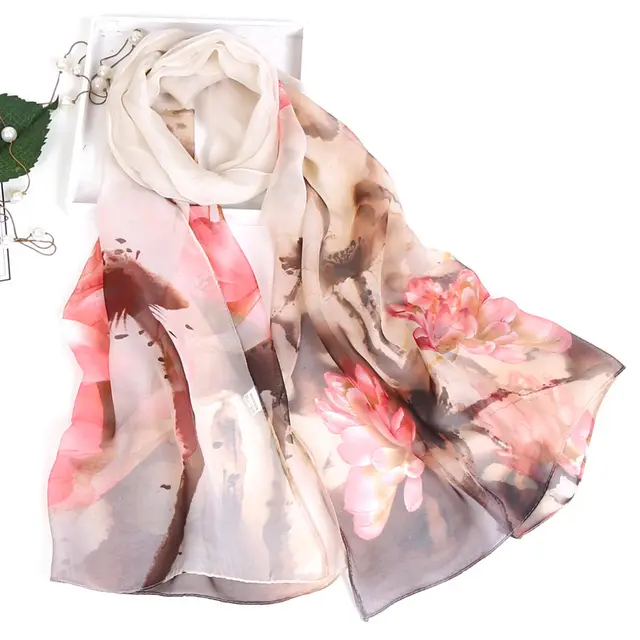 Spring And Autumn Ladies Pastoral Scarf Thin Yellow - Shop at LoveMi