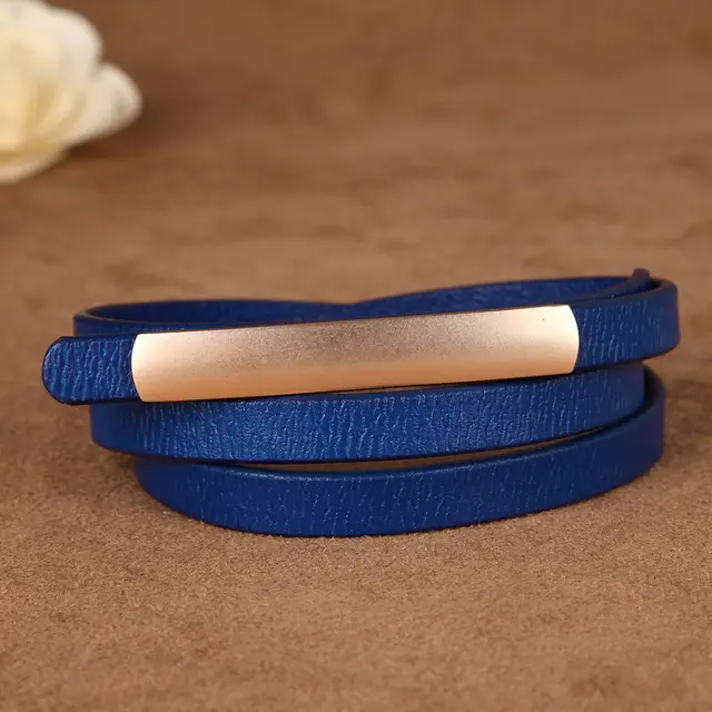 Women's Belt All match Thin Belt Jeans Short Blue - Shop at LoveMi