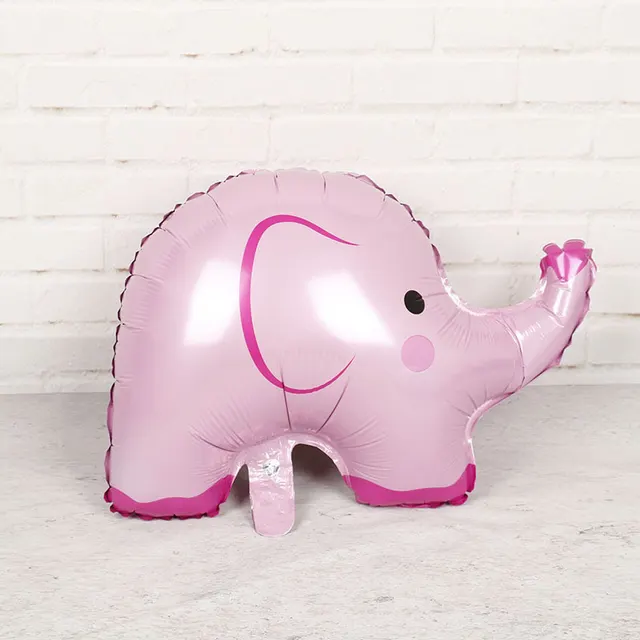 Cartoon Baby Elephant Sequin Balloon Set Wedding Birthday Theme Party Supplies Net Red Confetti Balloon Set Pink Cute Elephant - Shop at LoveMi