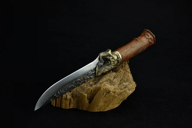 Chilong Bone Knife Small Silver - Shop at LoveMi