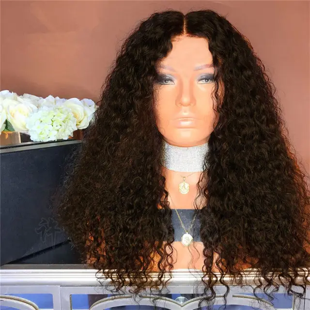 Styling Small Tube With Long Curly Hair And Fluffy Exploded Female Hair Brown - Shop at LoveMi