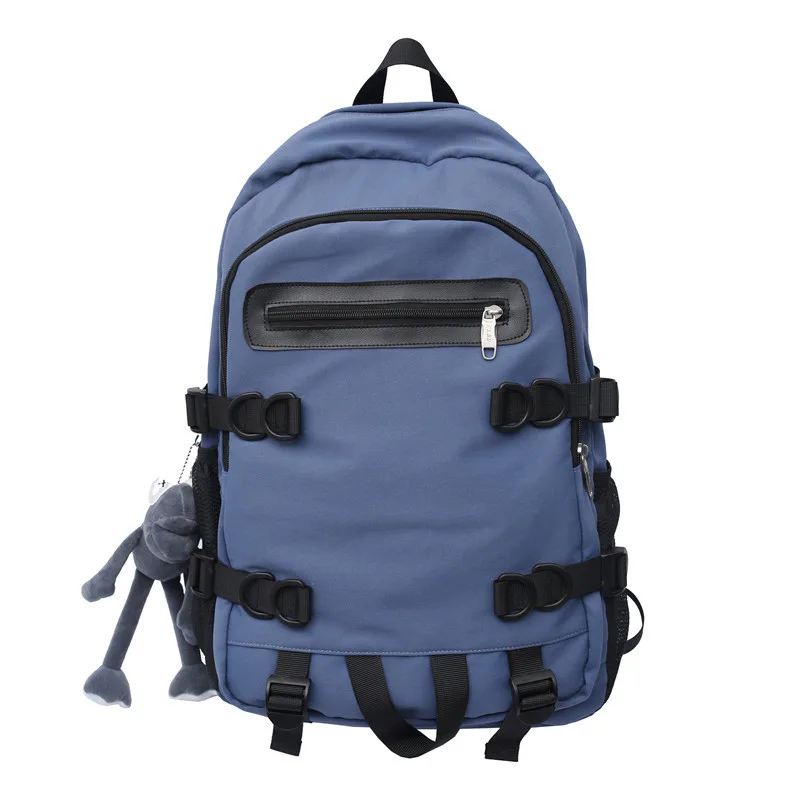Korean Version Of The New Outdoor Leisure Multi purpose Backpack Blue - Shop at LoveMi