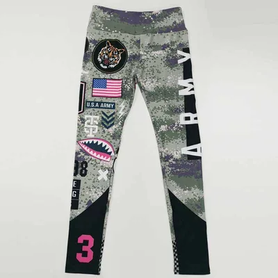 Sport Pants Fitness Leggings Women Gym Army Sportswear Colorful - Shop at LoveMi
