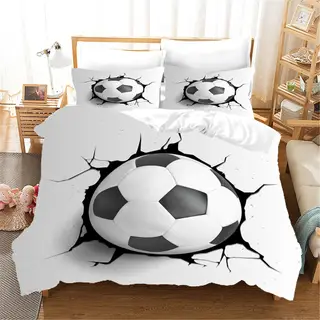 Sports Football Series Three-piece Bed - I