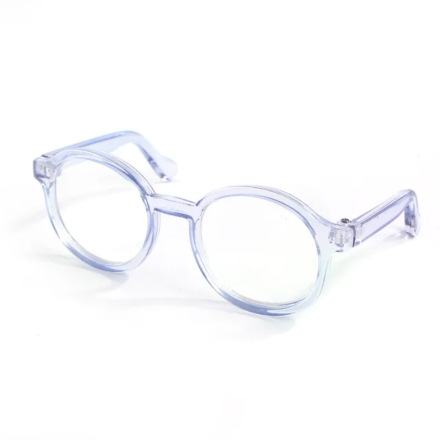 Plastic Transparent Cat Glasses Sky Blue - Shop at LoveMi