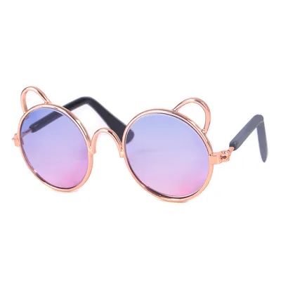 Cat Cute Sunglasses Dog Teddy Sunglasses Gradient Blue - Shop at LoveMi