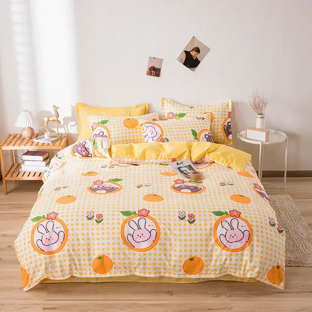Four piece Set Of Thin Spring And Autumn Gifts Yellow - Shop at LoveMi