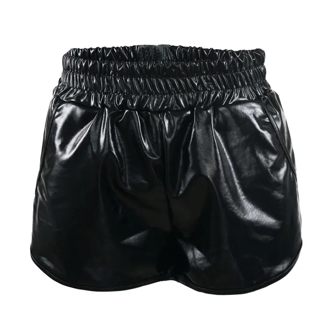 Casual Elastic Waist Summer Hot Pants Shorts Black - Shop at LoveMi