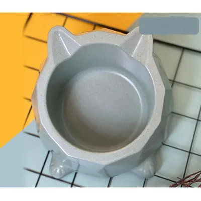 Protect The Cervical Spine From Overturning Bamboo Fiber Cat Tray Green - Shop at LoveMi