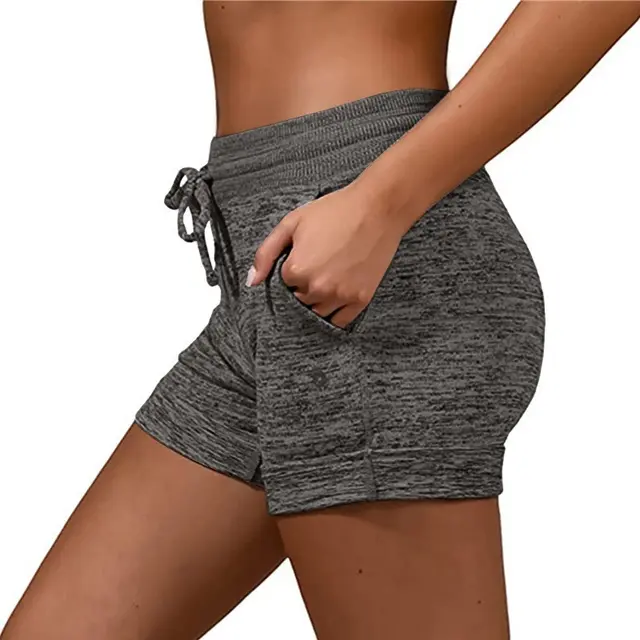 Yoga Pants Sports Buttocks Fitness Pants High Waist Elastic Yoga Pants Dark Grey - Shop at LoveMi
