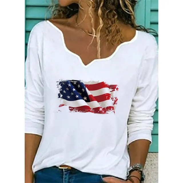 Printed T shirt Fashion Casual Plus Size Top 5 Style - Shop at LoveMi