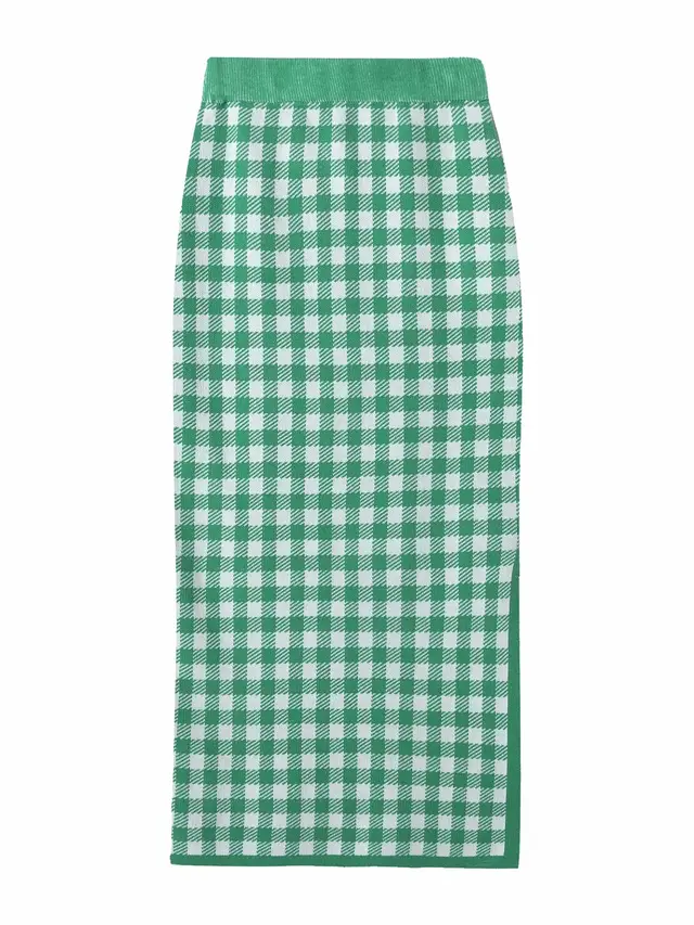 Design Top High Waist Pencil Skirt Green Skirt - Shop at LoveMi