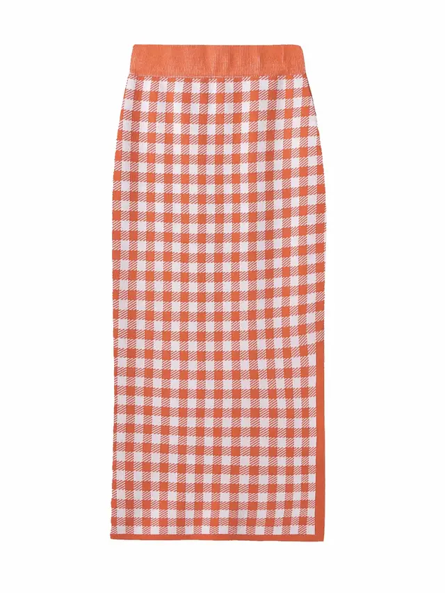 Design Top High Waist Pencil Skirt Red Skirt - Shop at LoveMi