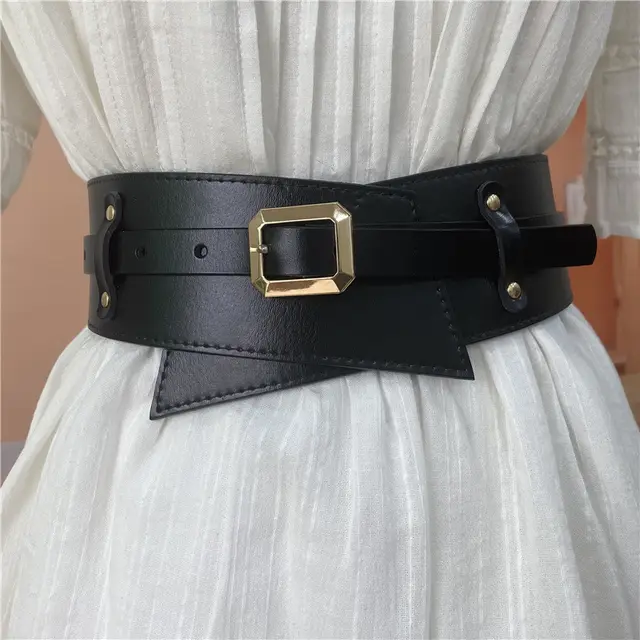 Belt With Dress Shirt To Close The Waist Black - Shop at LoveMi