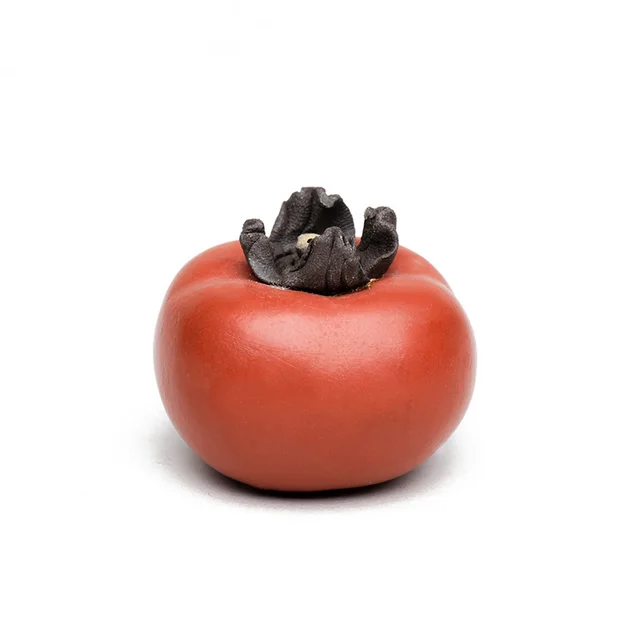 Persimmon Ornaments Simulation Fruit Tea Set Decoration Crafts - Shop at LoveMi
