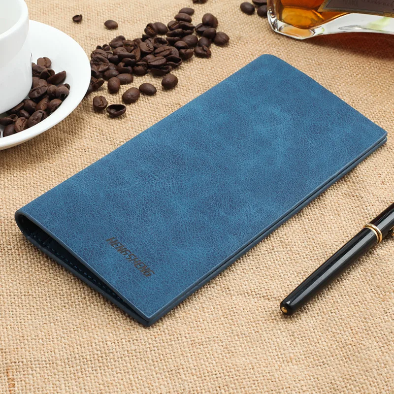 Lightweight Leather Wallet Blue - Shop at LoveMi