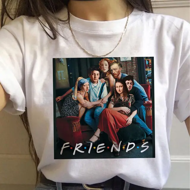 Van Gogh Aesthetic Oil Painting Women's Short Sleeve T Shirt 14 - Shop at LoveMi