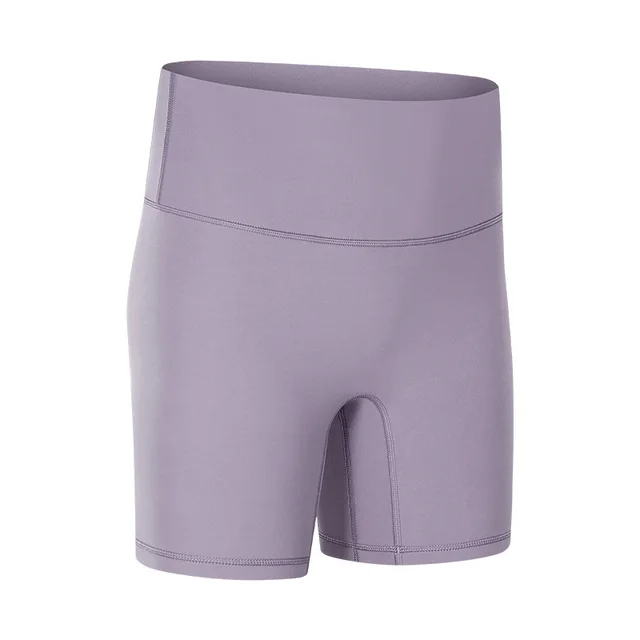 Double sided Brushed Skinny Stretch Sports Fitness Three quarter Pants Pink - Shop at LoveMi