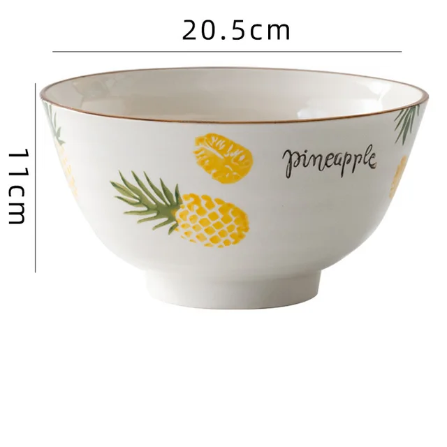Creative And Simple Ceramic Round Noodle Bowl G - Shop at LoveMi