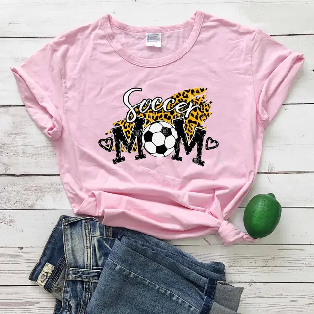 Mother's Day Gift Women's Cotton Leopard Print Casual T shirt Pink - Shop at LoveMi