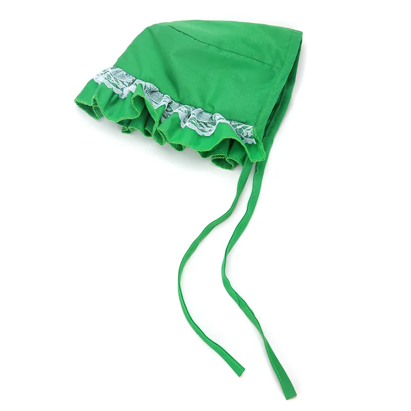 Thin Pet Hat Cute Dog Headgear Lace Lace Dog Sun Hat - Green