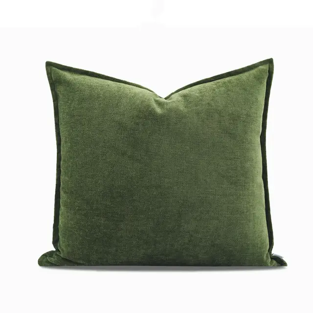 Nordic Throw Pillow, Sofa And Pillow Model Room Green Square - Shop at LoveMi