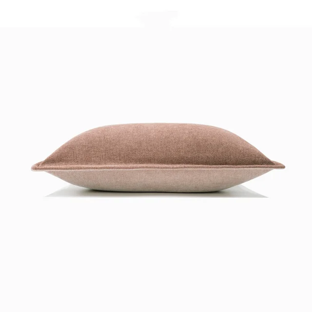 Wabi Ji Red Contrast Cashmere Cushion New Pillow Model Room Sales Prescription Pillow With Core - Shop at LoveMi