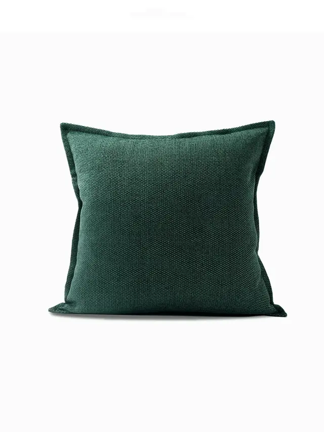 Modern Dark Green Cotton And Linen Pillow Green - Shop at LoveMi