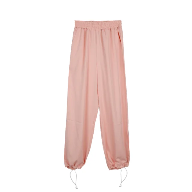 Loose Drop Straight Bobbin Pants Sports Casual Pants New Summer Orange - Shop at LoveMi