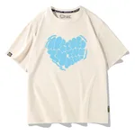 Milky White Blue Heart