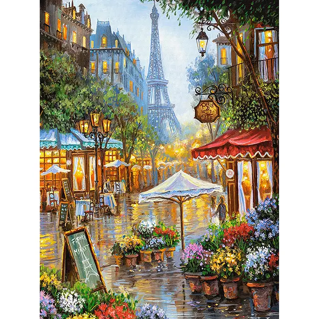 Diamond Mosaic Painting, Beautiful Street Photography, Rhinestone Embroidery A1A - Shop at LoveMi