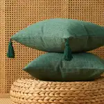 Green With Tassels