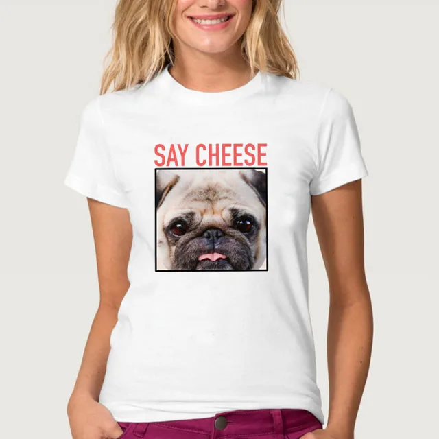 Pet 3D Printed Slim Female Trendy T shirt 11 Style - Shop at LoveMi