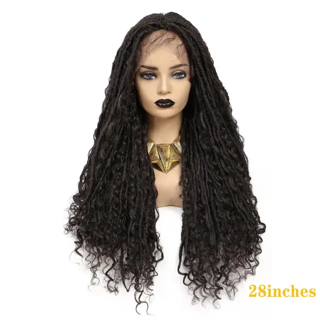 New Cross border Fashion Wigs European And American Wigs Black - Shop at LoveMi