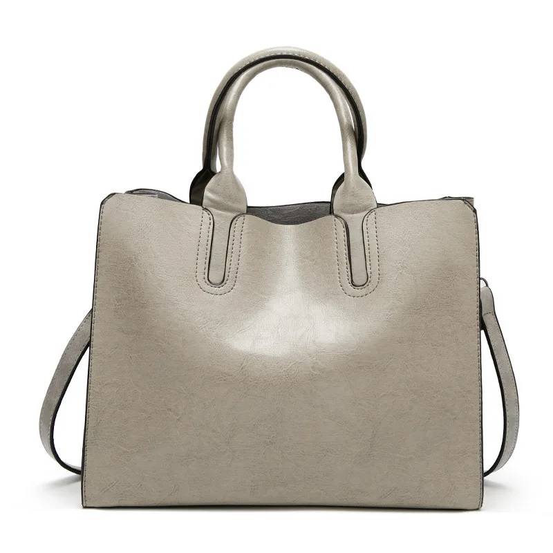 Single Shoulder Messenger Tote Bag Women Grey - Shop at LoveMi