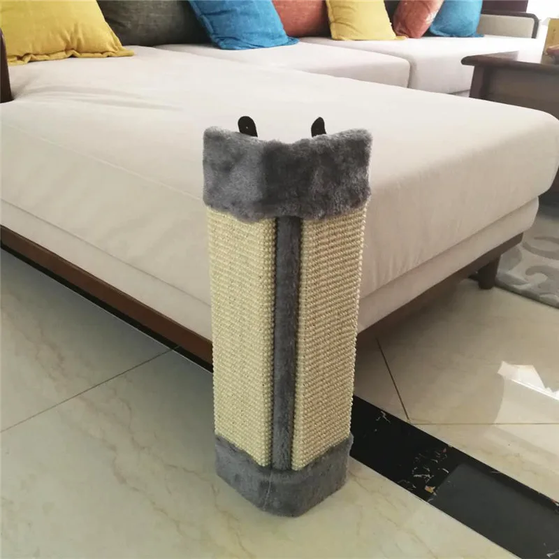 Cat Scratching Board Claw Sharpener Sofa Protection Board Sisal - Grey - View 1