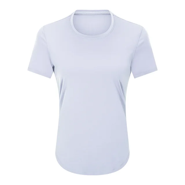PSpring And Summer New Nude Sports Short Sleeves Light Blue - Shop at LoveMi