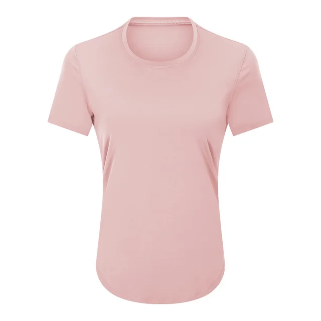 PSpring And Summer New Nude Sports Short Sleeves Pink - Shop at LoveMi